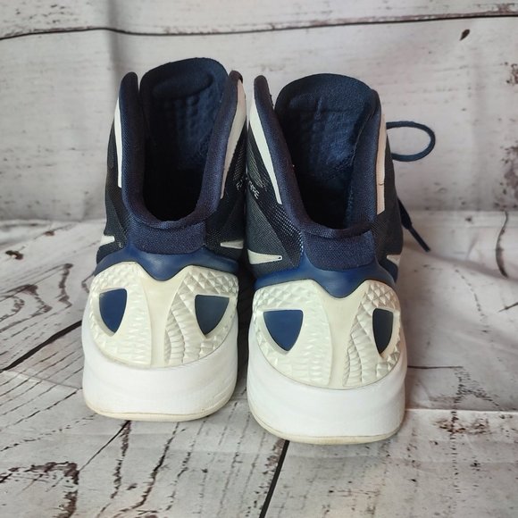 Nike Hyperdunk Zoom High Top Athletic Shoe Royal Blue Size 8 Gently Worn - Picture 4 of 10